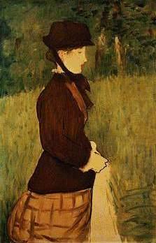 Edouard Manet Woman walking in the Garden china oil painting image